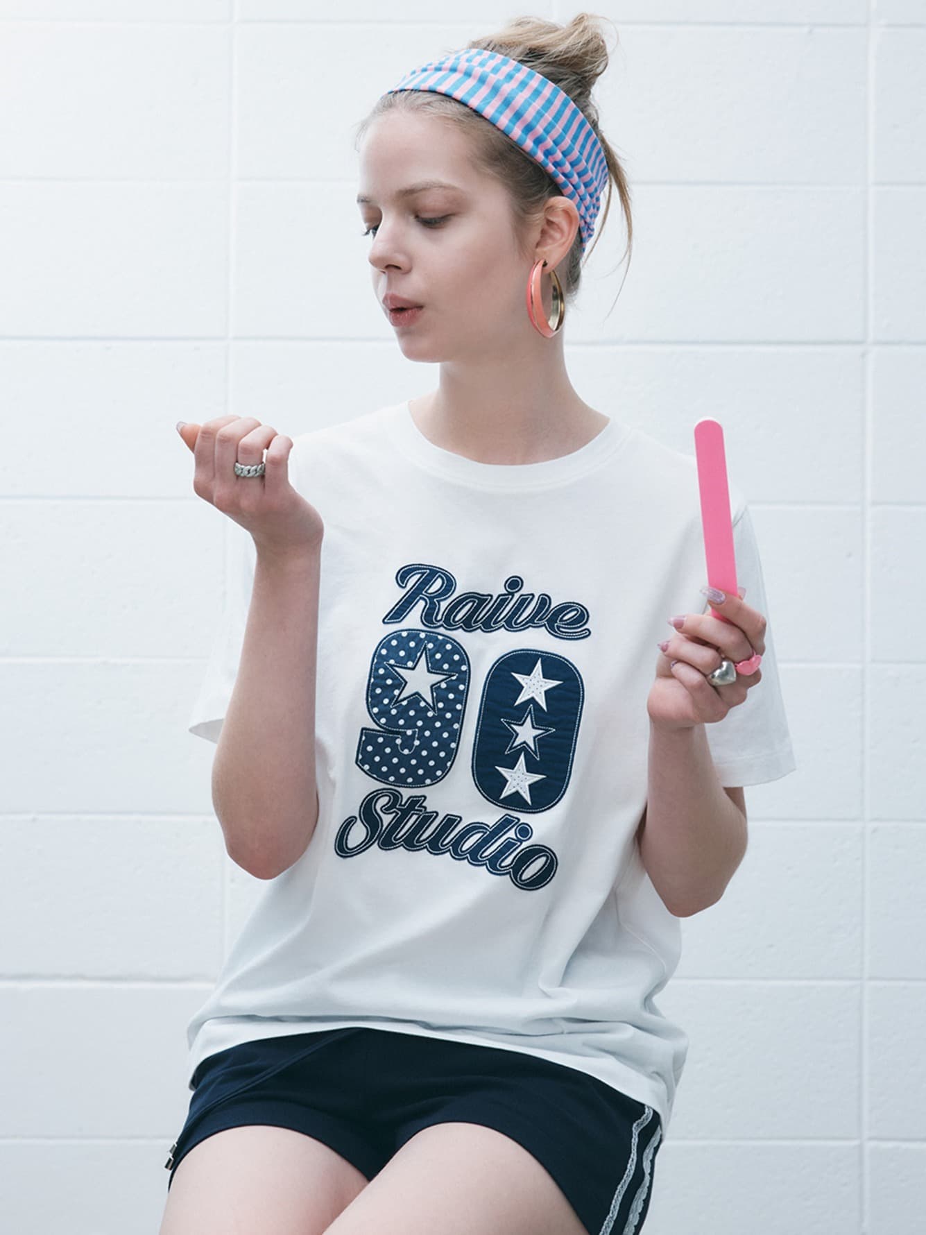 Raive 90 Embroidered T-shirts