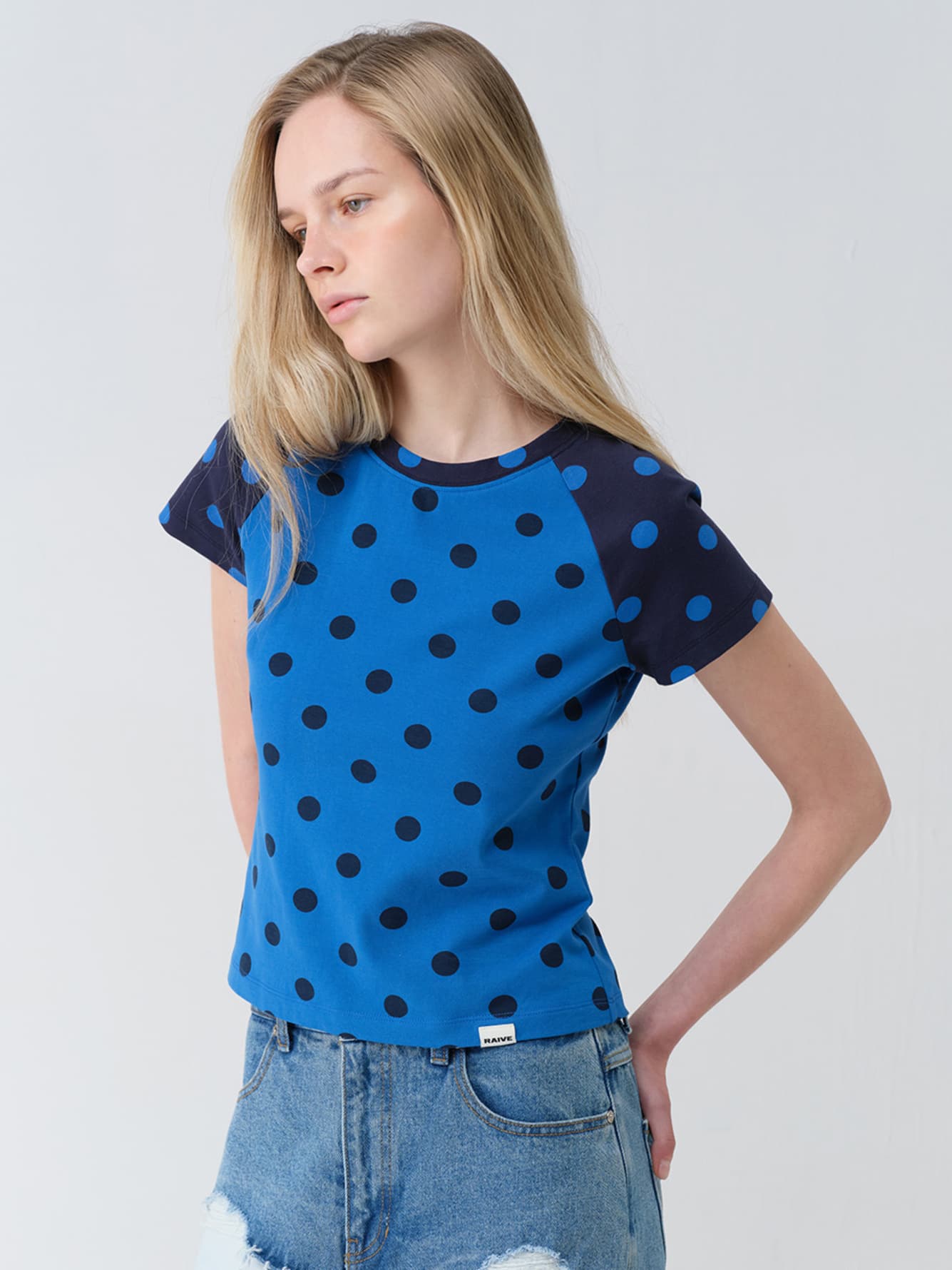Color-Block Dot T-shirts — vue 2