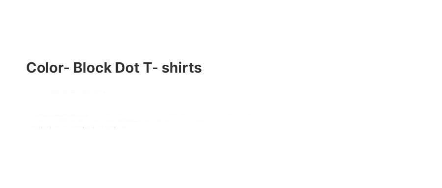 Color-Block Dot T-shirts — vue 7