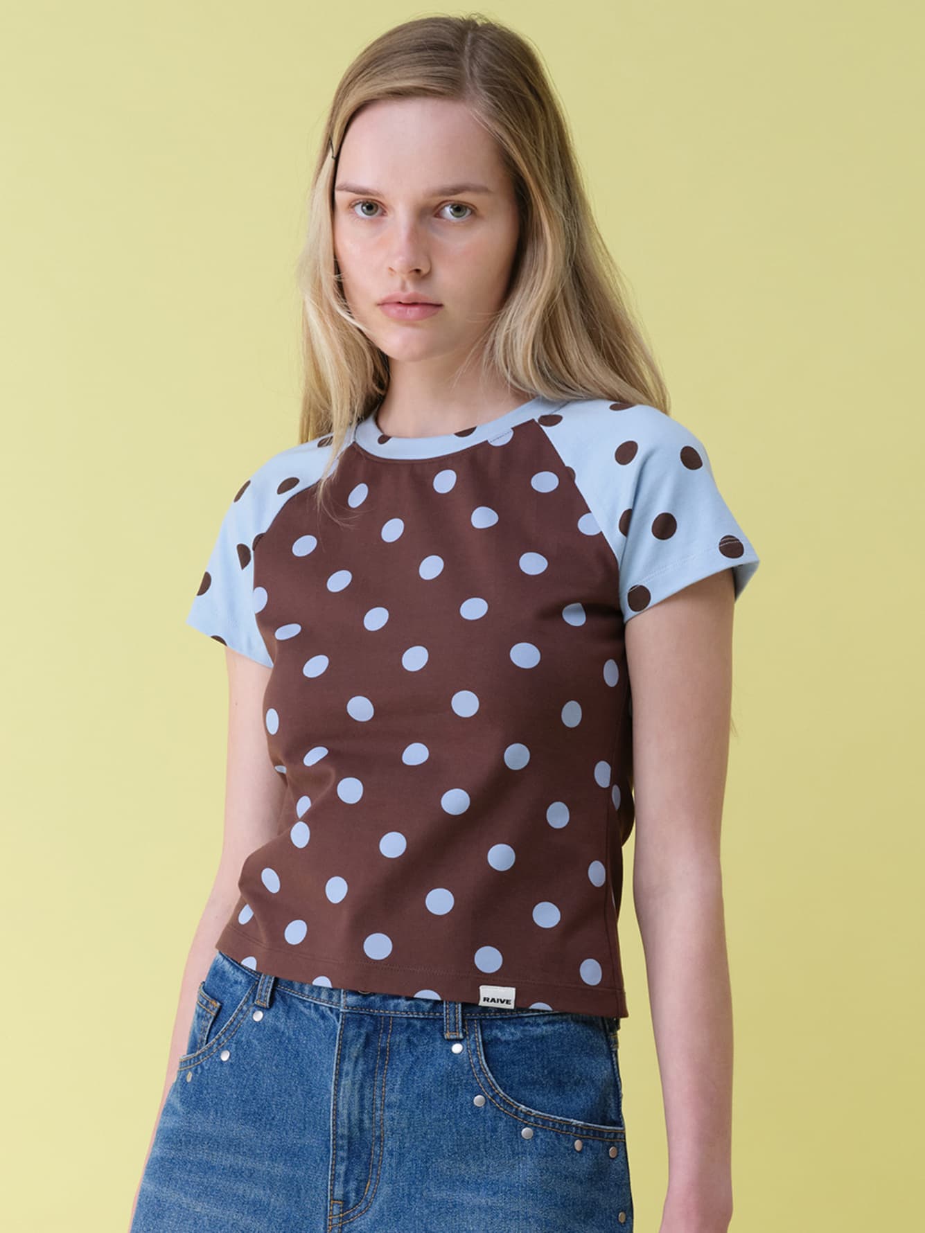 Color-Block Dot T-shirts — vue 3
