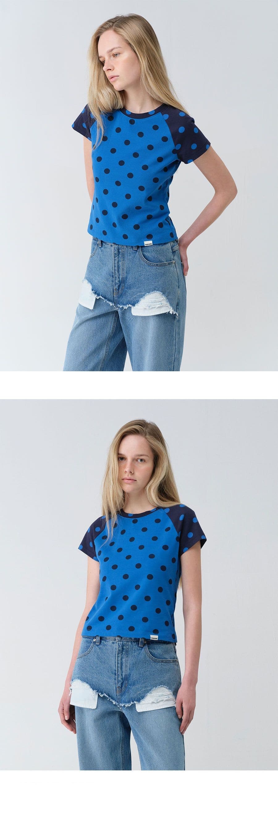 Color-Block Dot T-shirts — vue 5