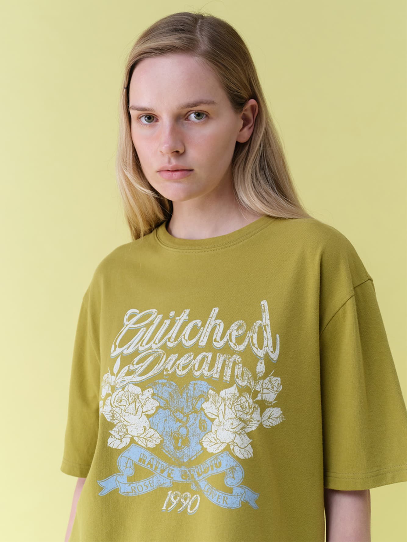 Rose Glitched Dream Graphic T-shirts