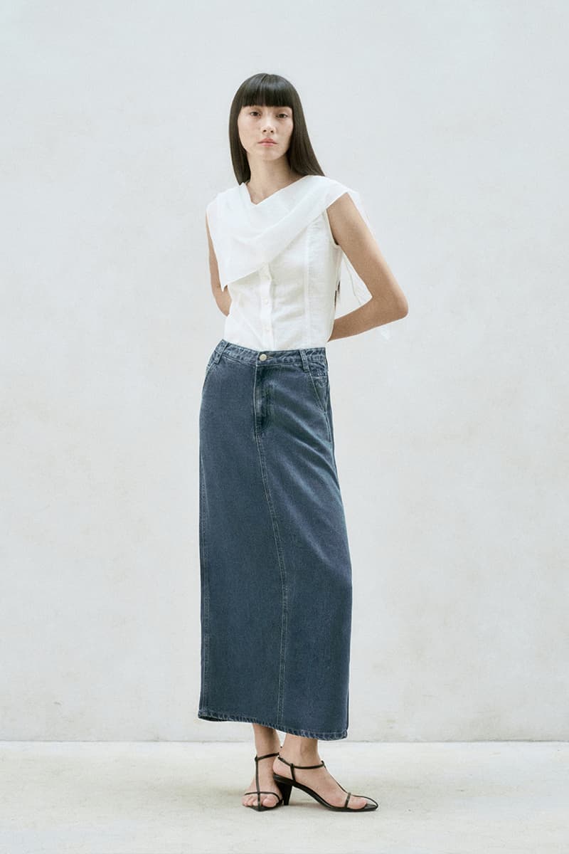 Draped Scarf Sleeveless Blouse White — vue 3