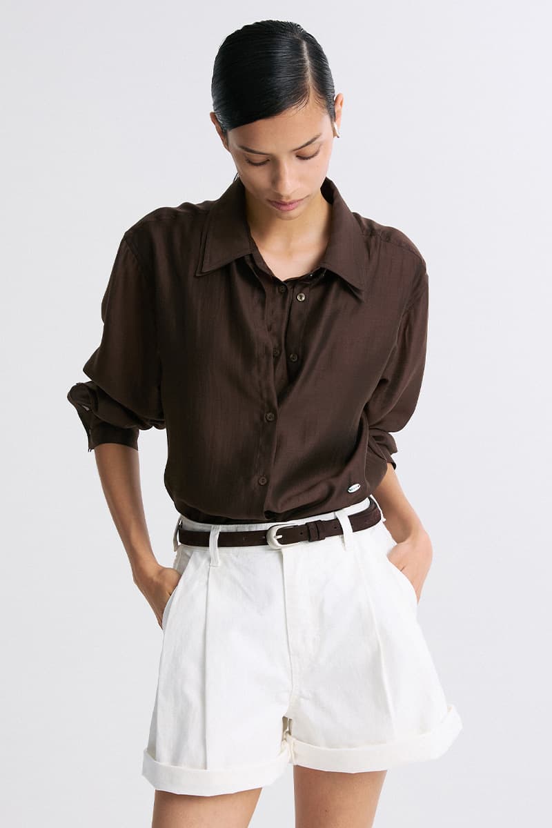 Layered Placket Shirt Truffle