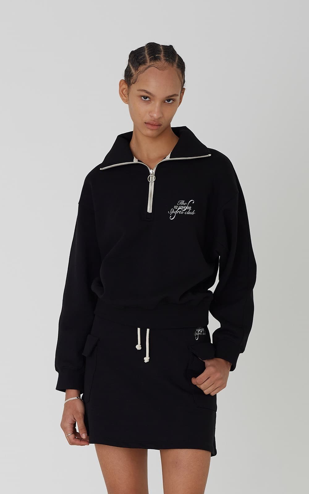 Eve Half Zip (Black)