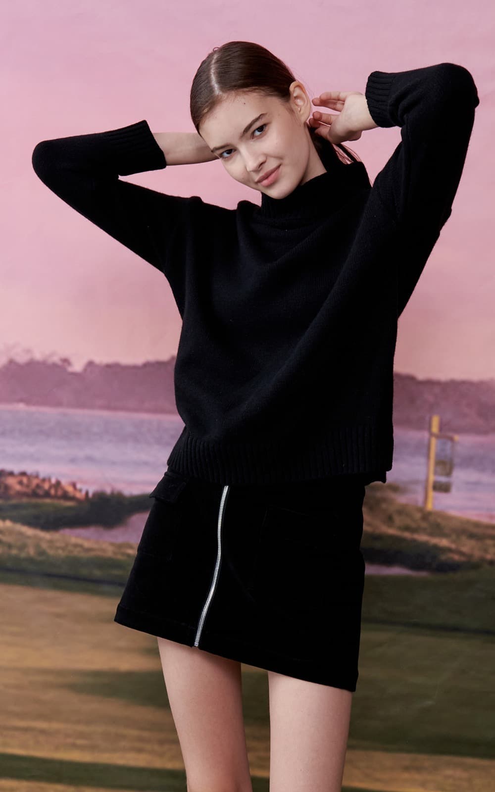 Morgan Knit Top (Black)