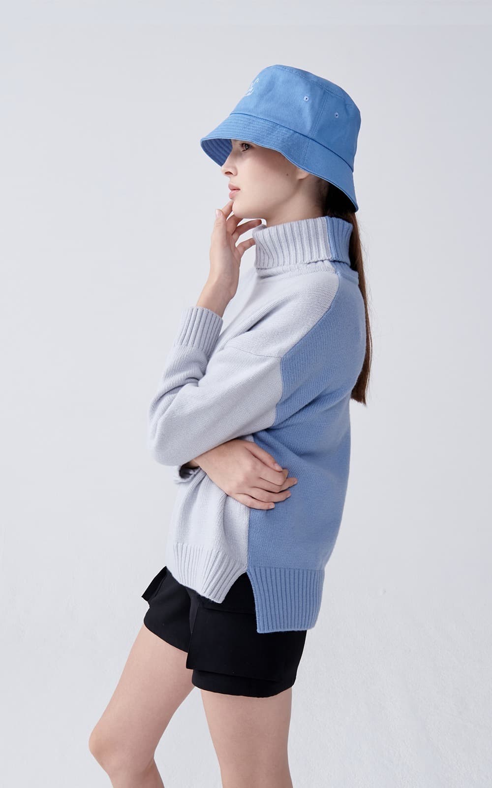 Morgan Knit Top (Blue)