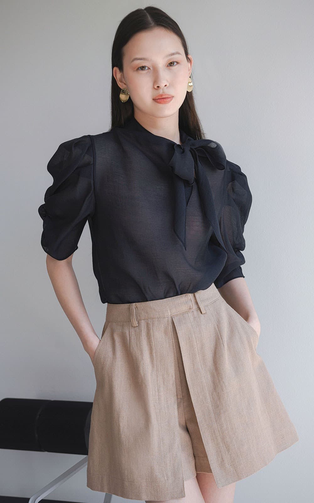 Fusha Blouse (Navy)