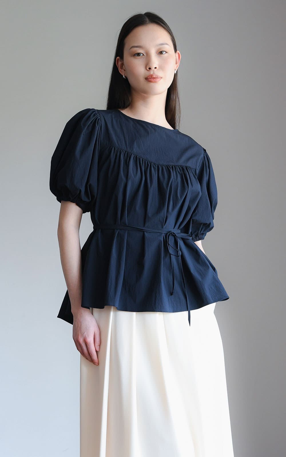 Helen Blouse (Deep Navy)
