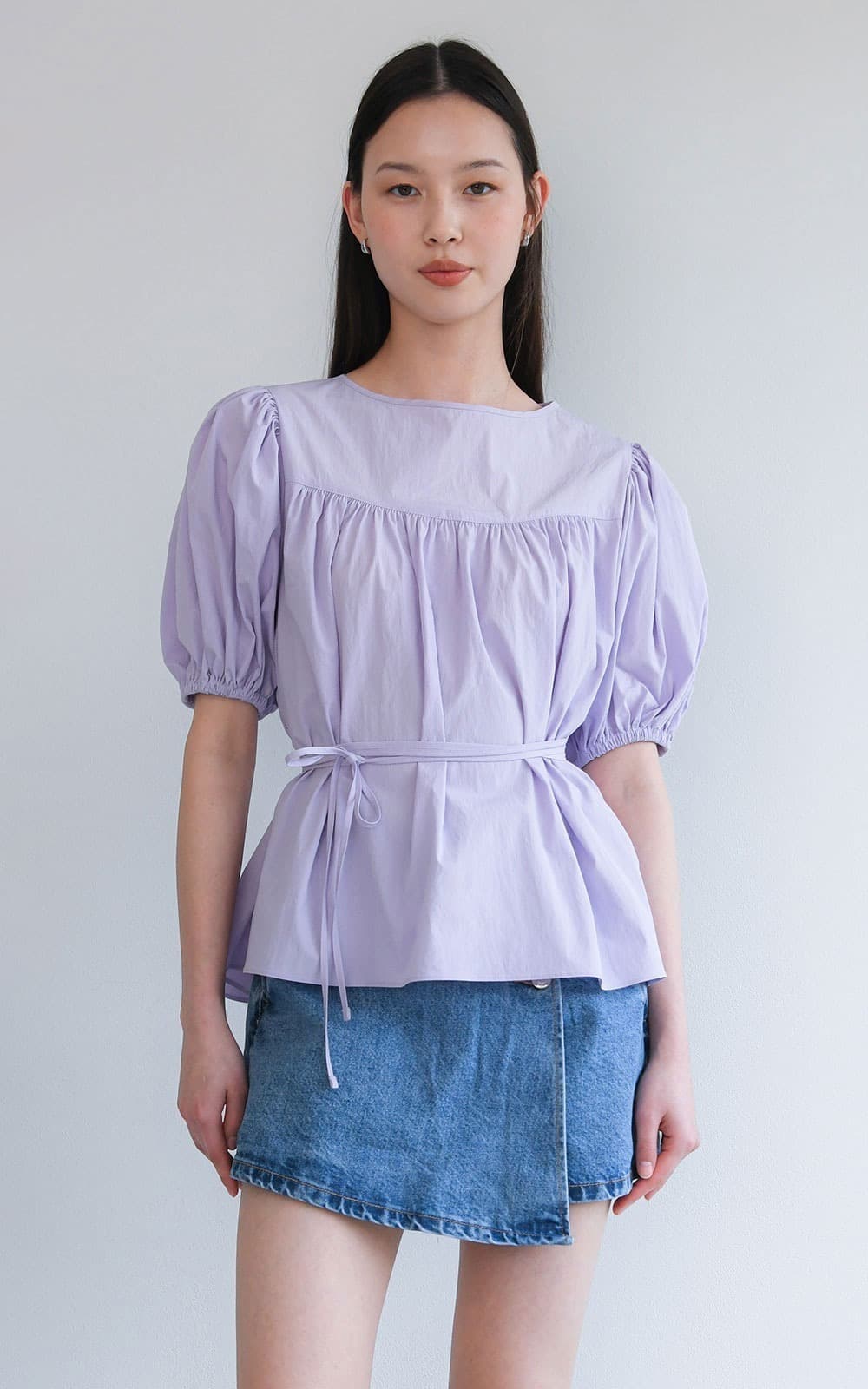Helen Blouse (Lilac)
