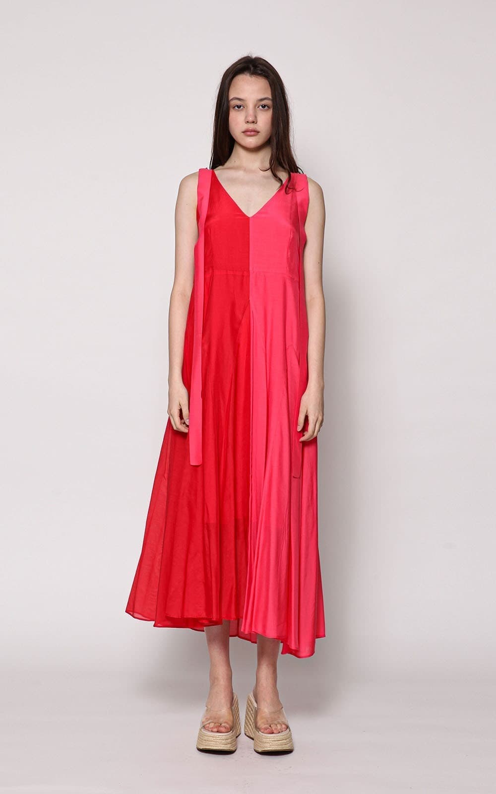 Marah Dress (Red Orange)