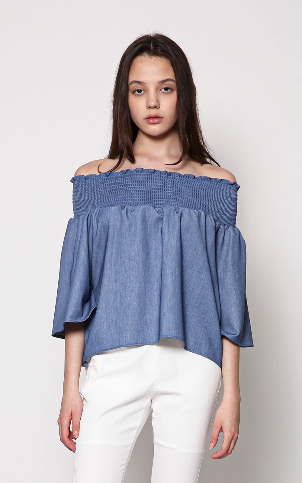 Evelyn Top (Light Blue)