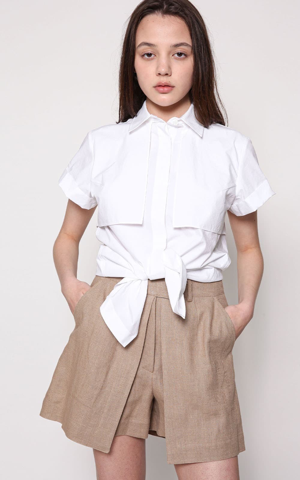Karina Shorts (Beige)