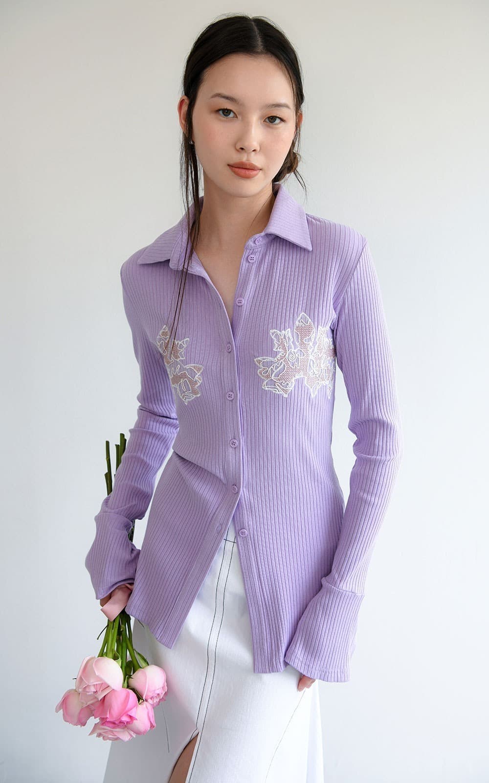 Leo Cardigan (Lavender)