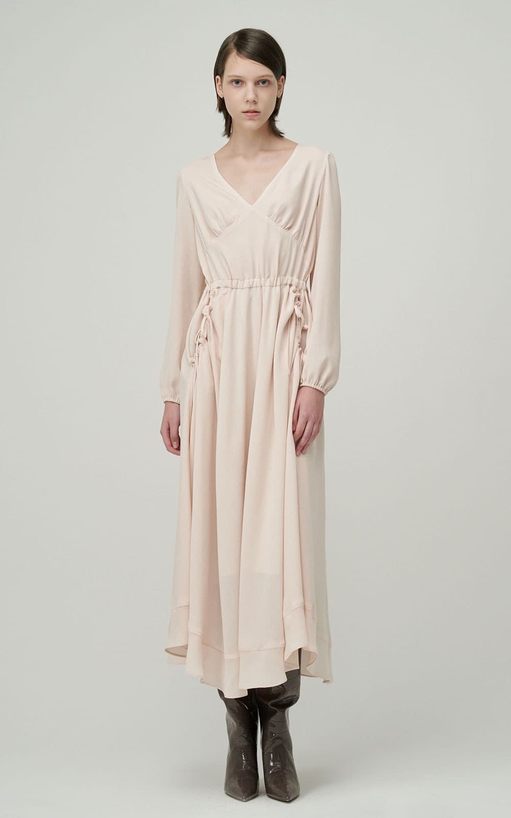 Harper Dress (Pink Beige)