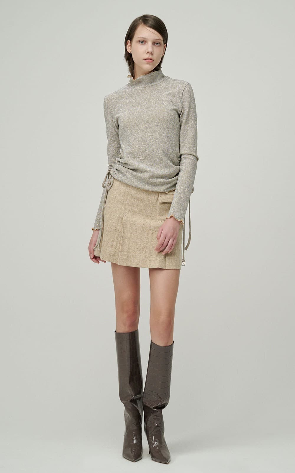 Ines Skirt (Oatmeal)