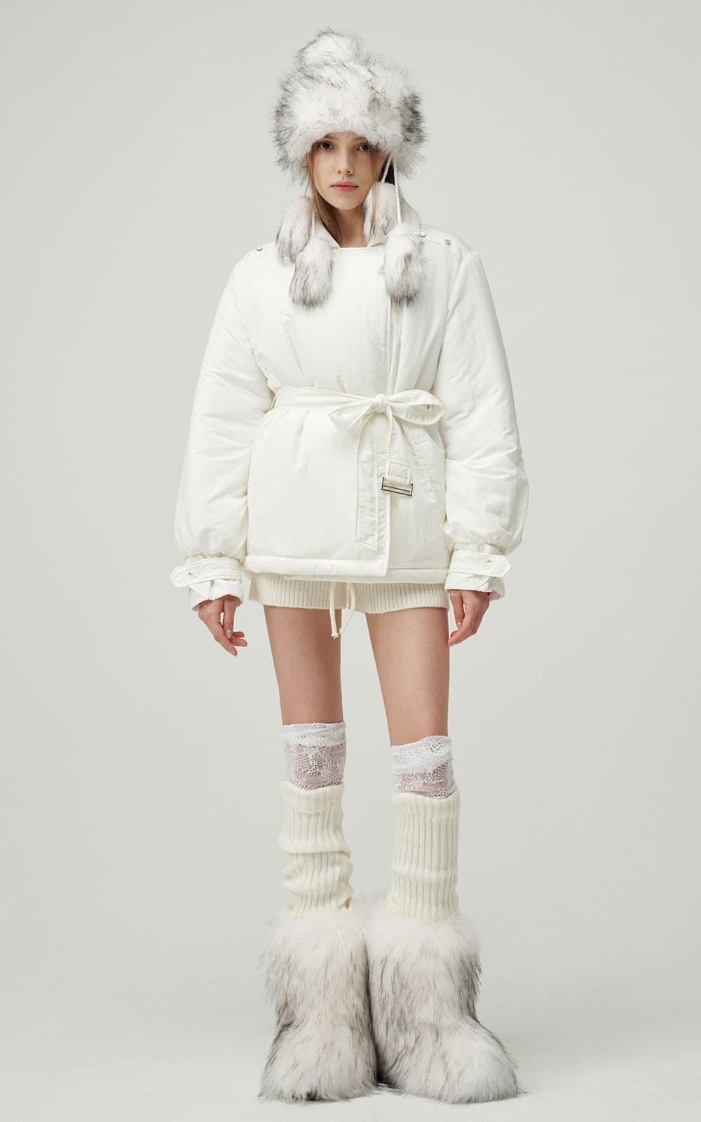Kannie Puffer Jacket (White)