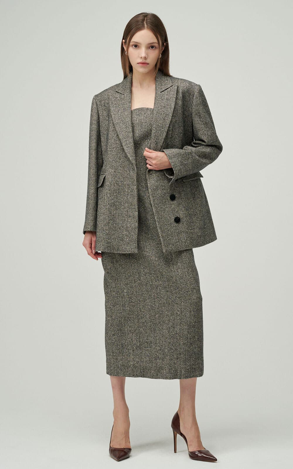 Ines Jacket (Dark Grey) — vue 4