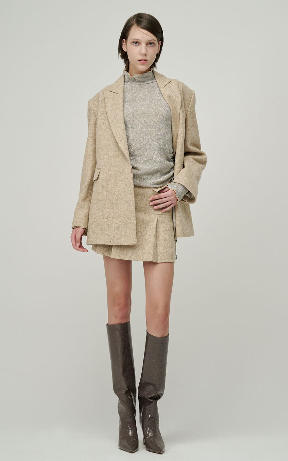 Ines Jacket (Oatmeal) — vue 4