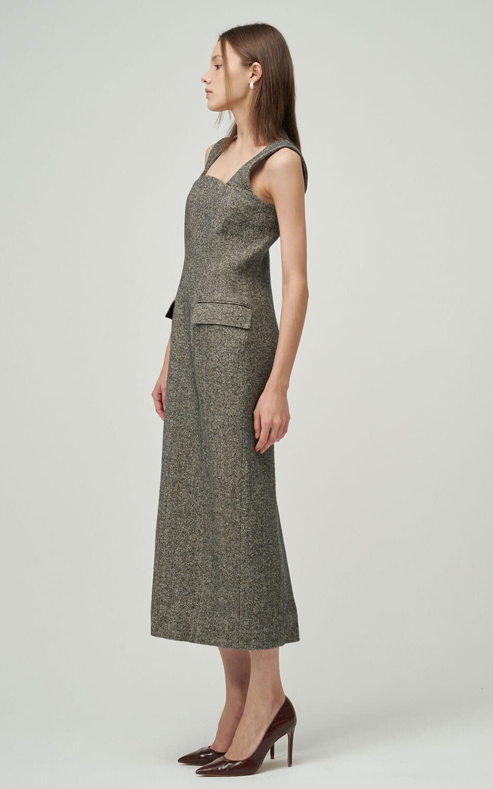 Scarlette Dress (Dark Grey) — vue 3