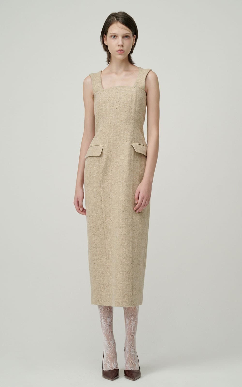 Scarlette Dress (Oatmeal)