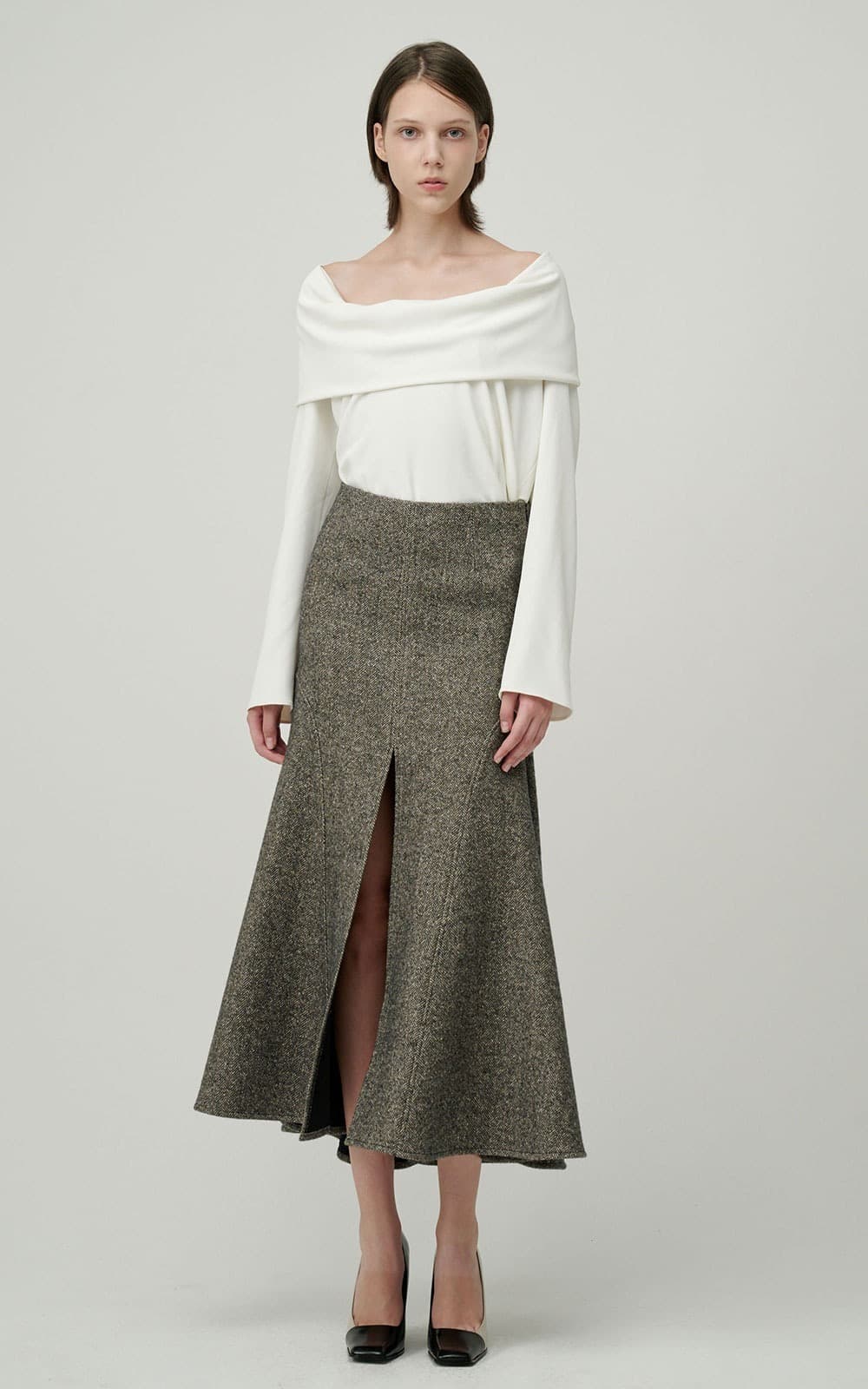 Aveline Skirt (Dark Grey)