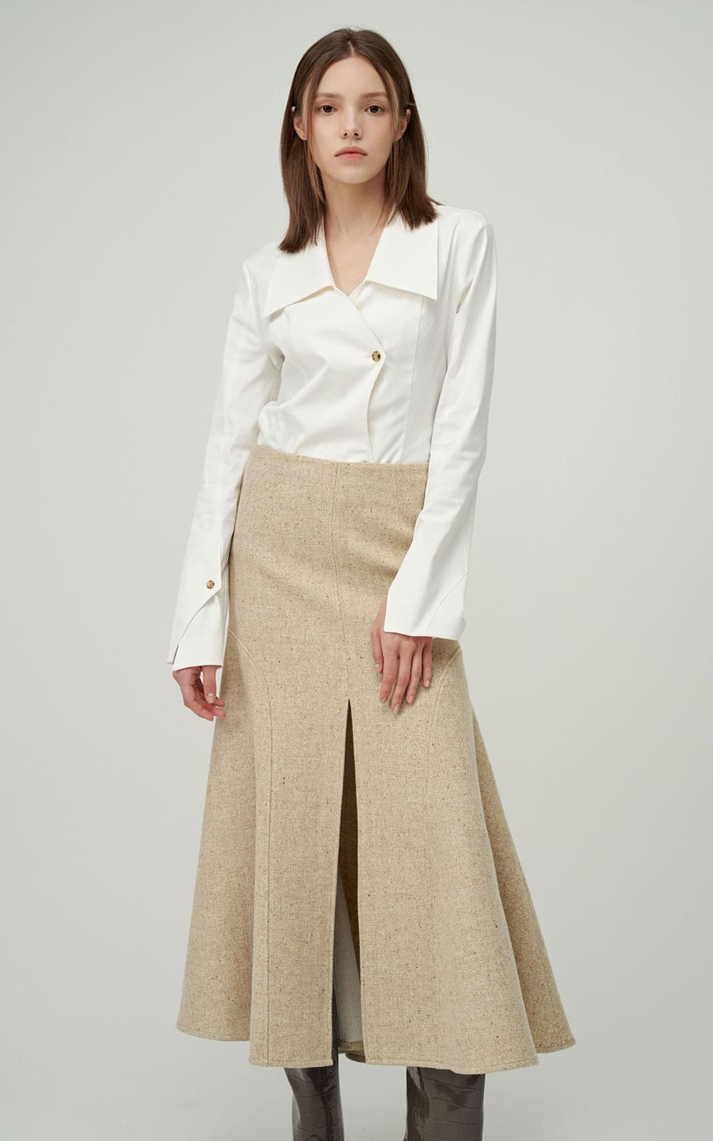 Aveline Skirt (Oatmeal)