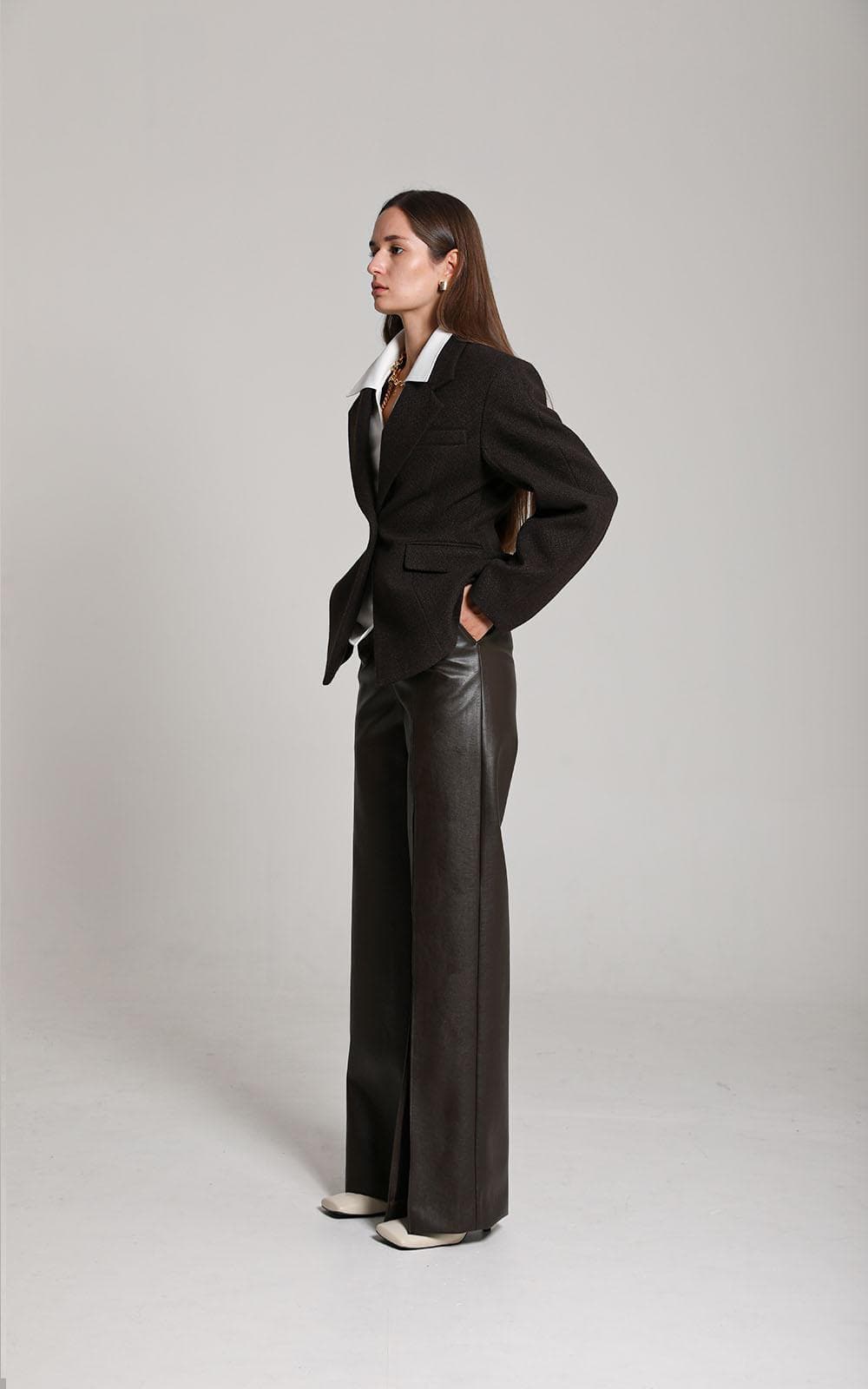 Carmen Trousers (Chocolate) — vue 3