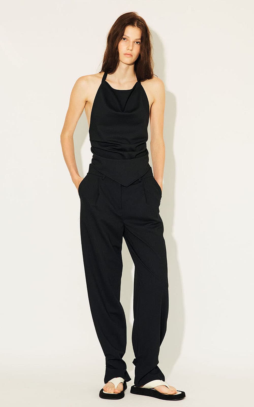 Amara Trousers (Black) — vue 2