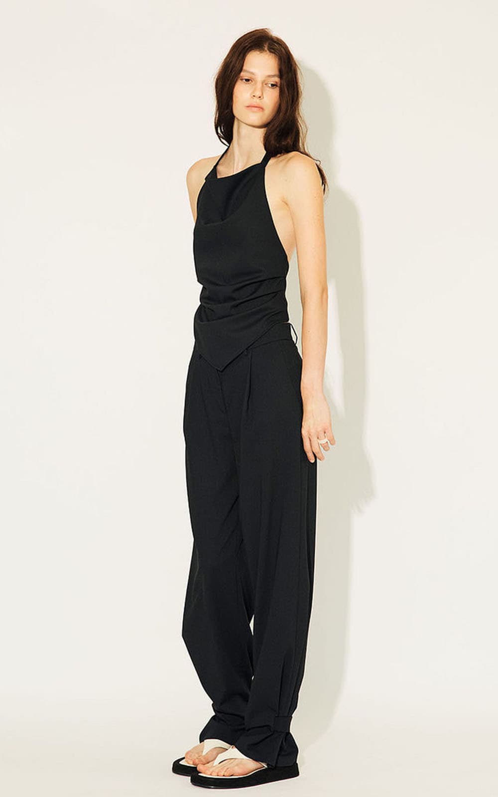 Amara Trousers (Black) — vue 3
