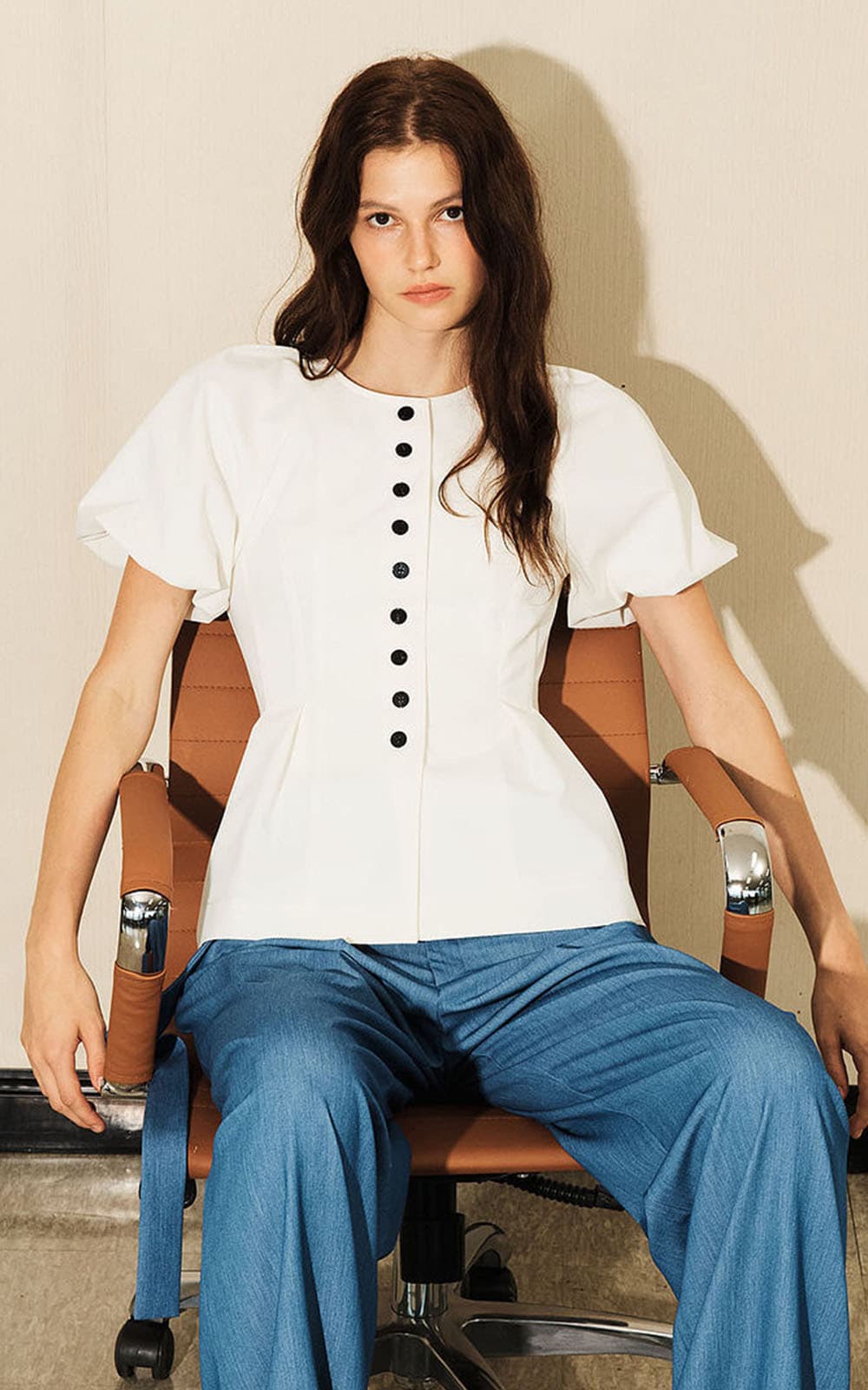 Irene Top (White) — vue 4