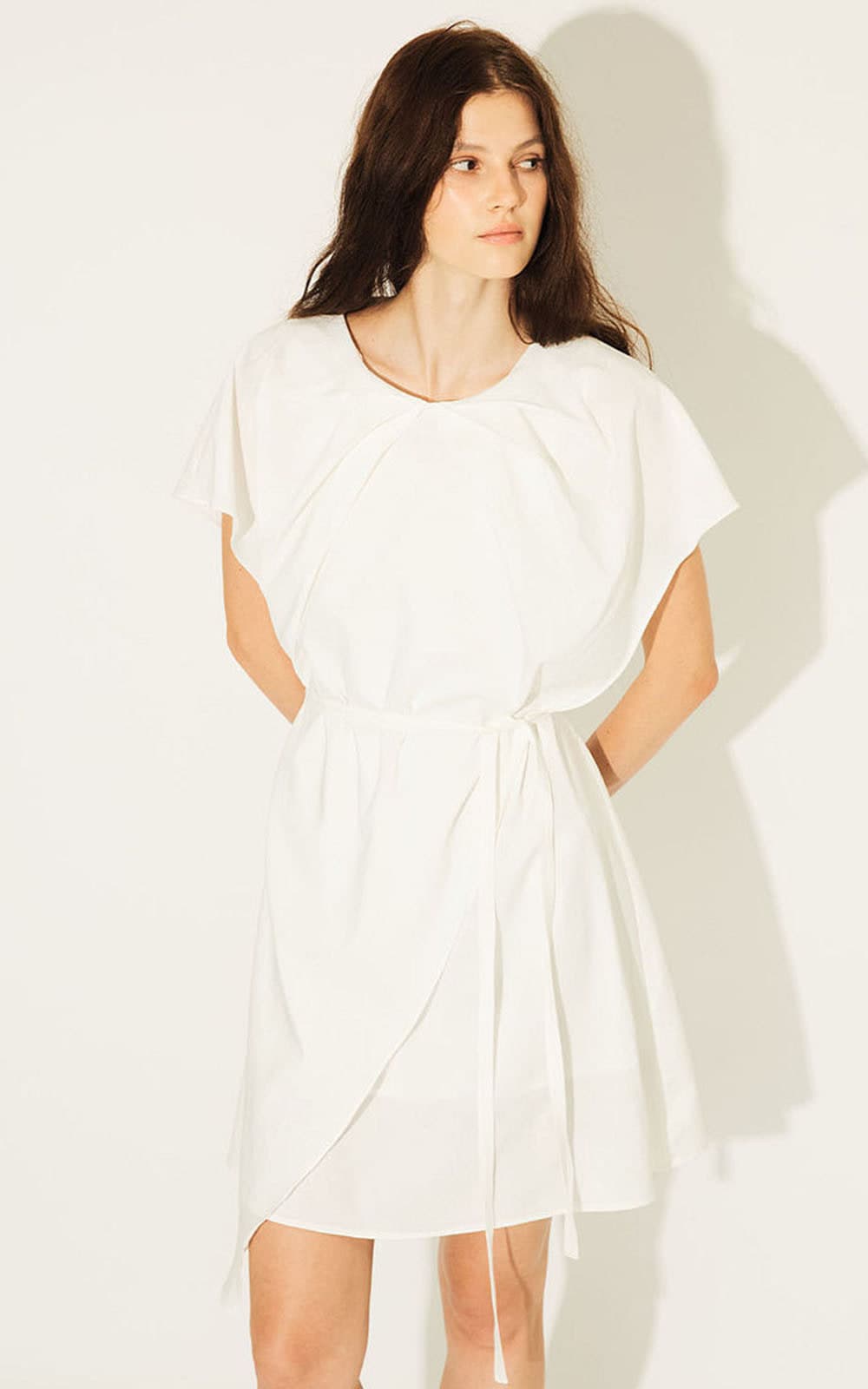 Phoebe Dress (White) — vue 2