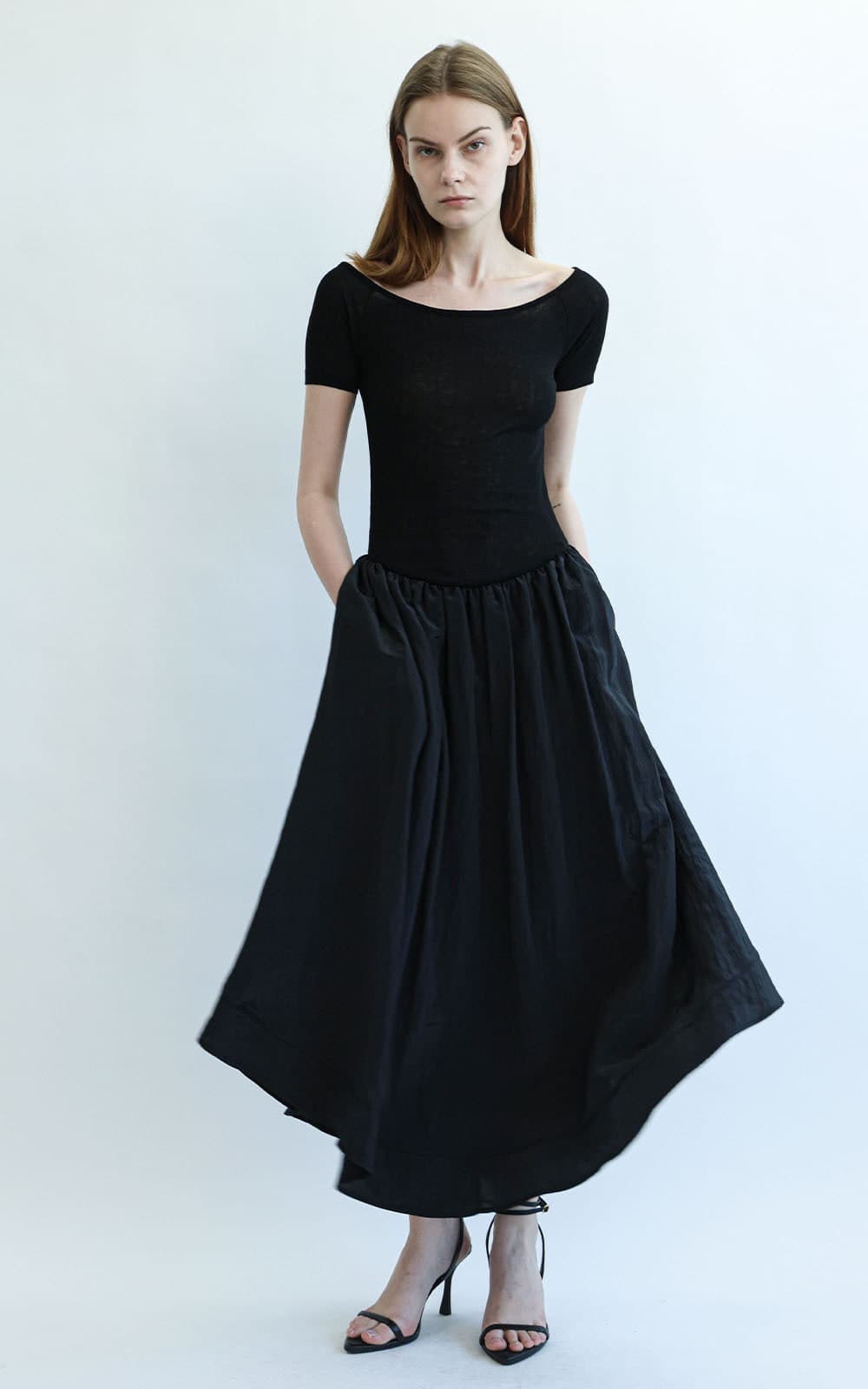 Oralie Dress (Black) — vue 2