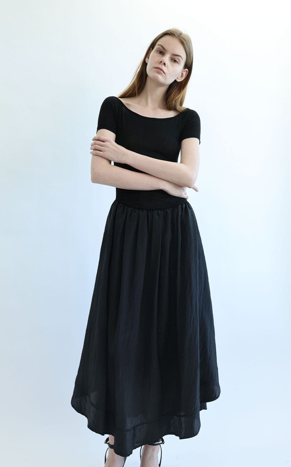 Oralie Dress (Black) — vue 4