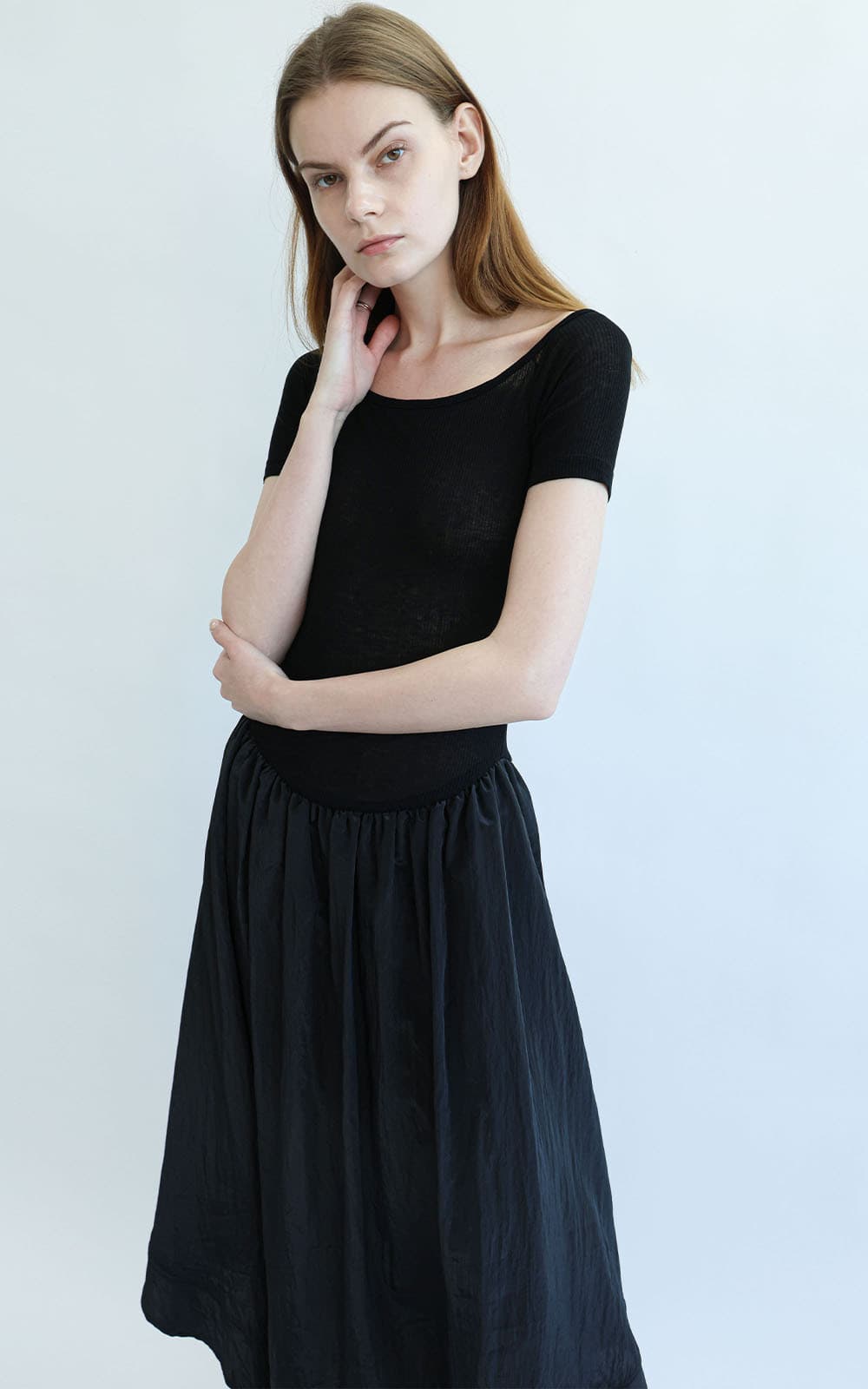 Oralie Dress (Black) — vue 6