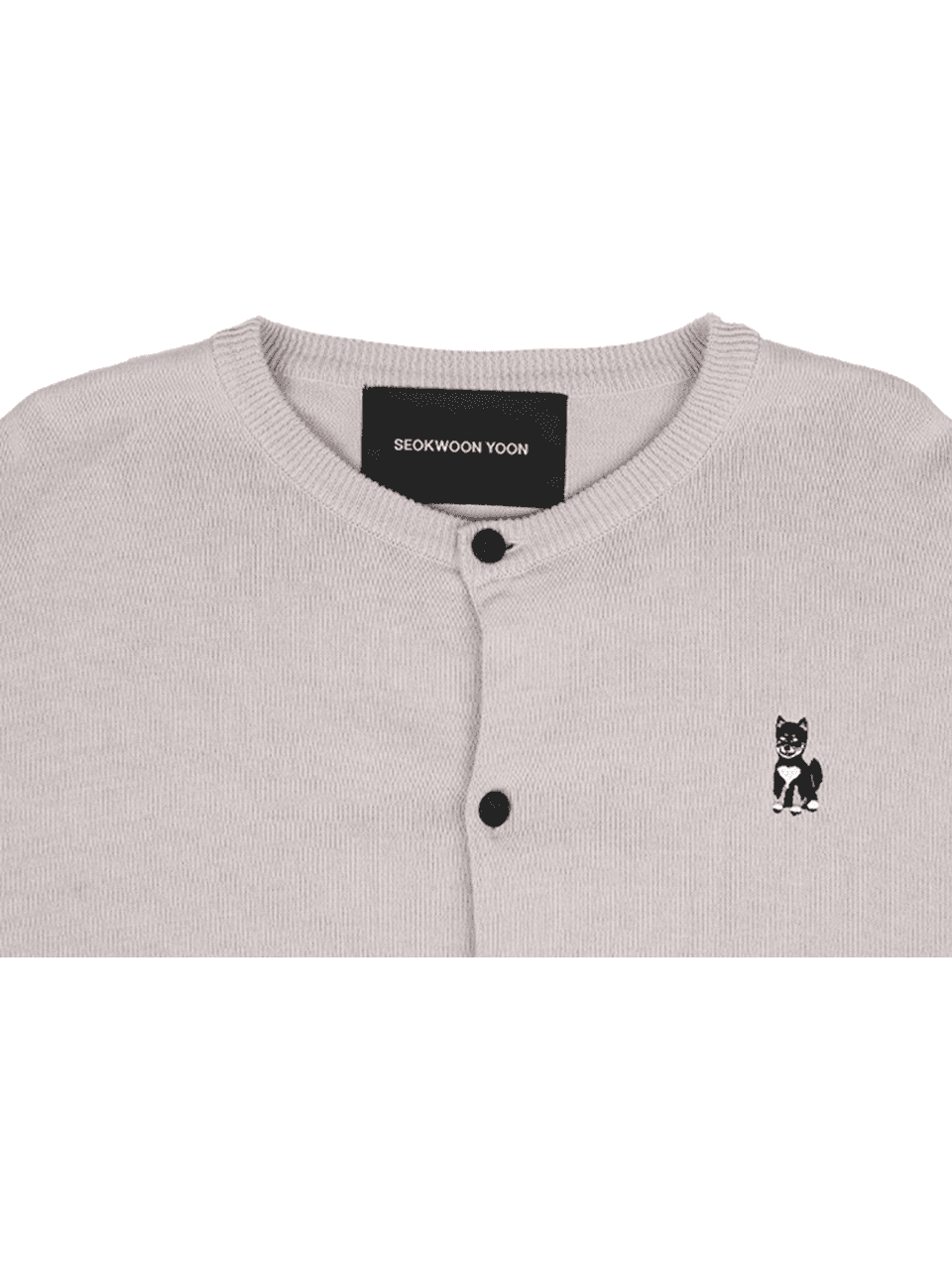 Kent Cardigan (Light Grey) — vue 5