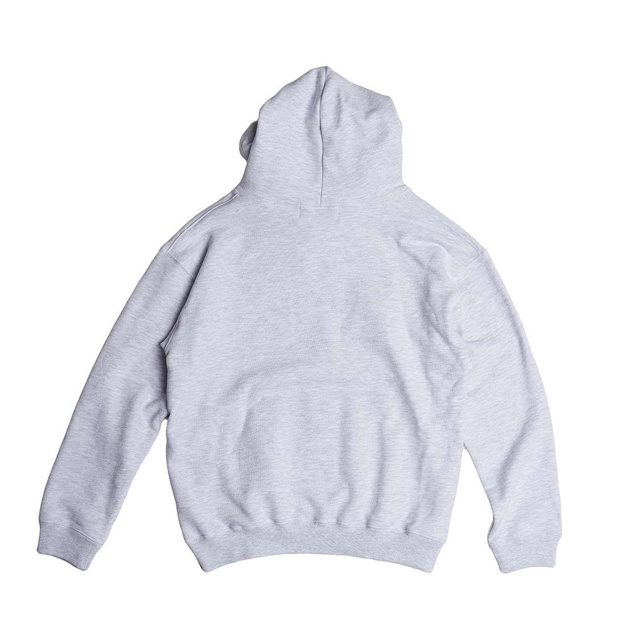 Double Rope Embroidered Hoodie (White Melange) — vue 4