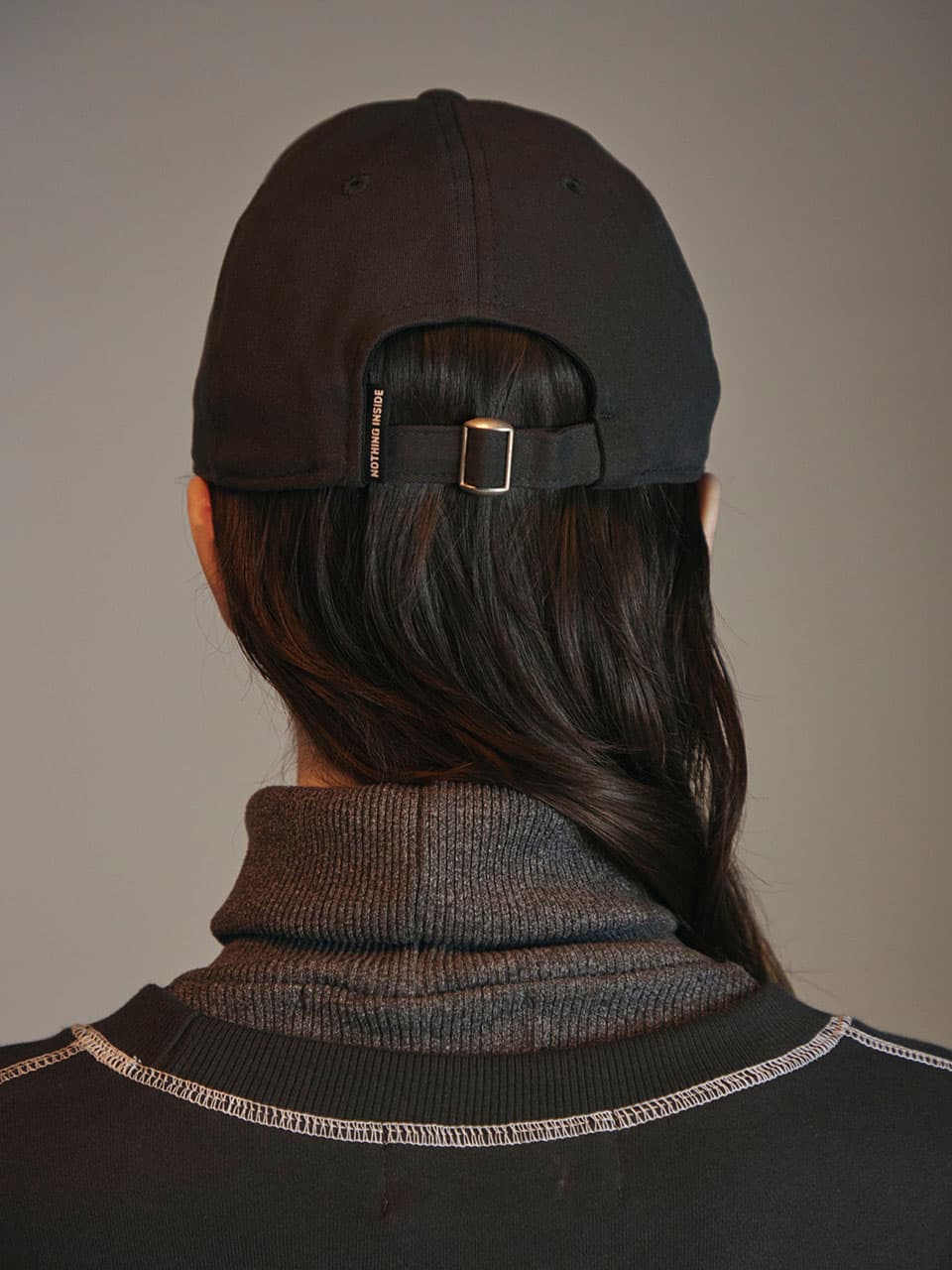 Embroidered Cap (Black) — vue 5