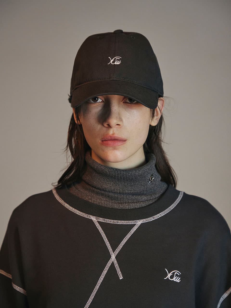 Embroidered Cap (Black) — vue 1