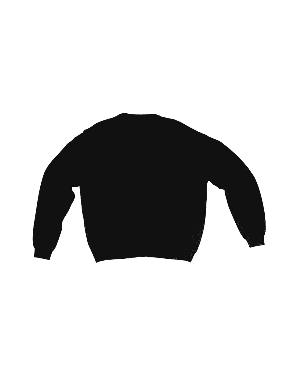 Hangeul Badge Cardigan (Black) — vue 4