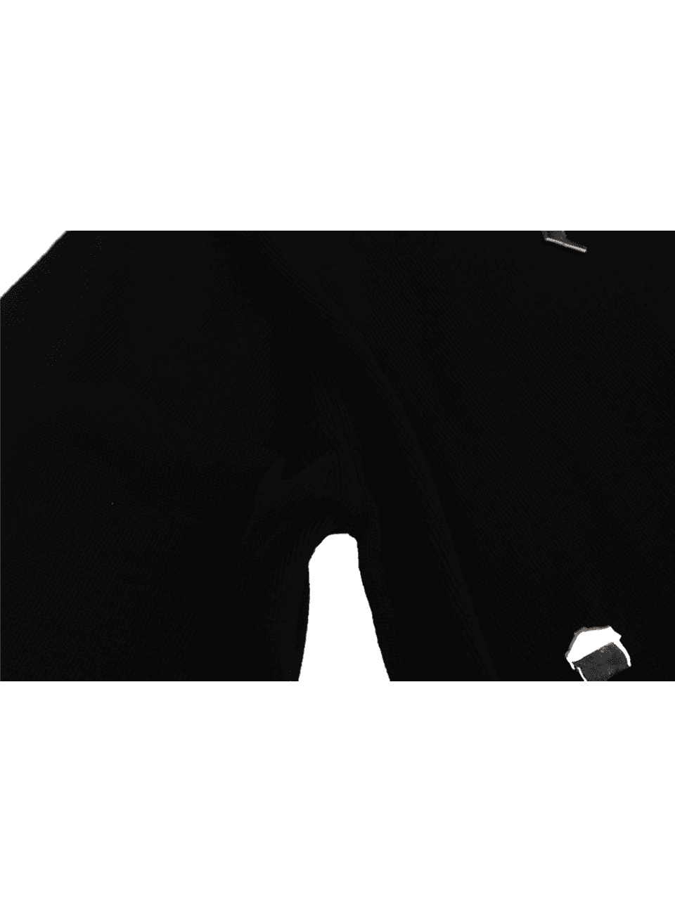 Hangeul Badge Cardigan (Black) — vue 7