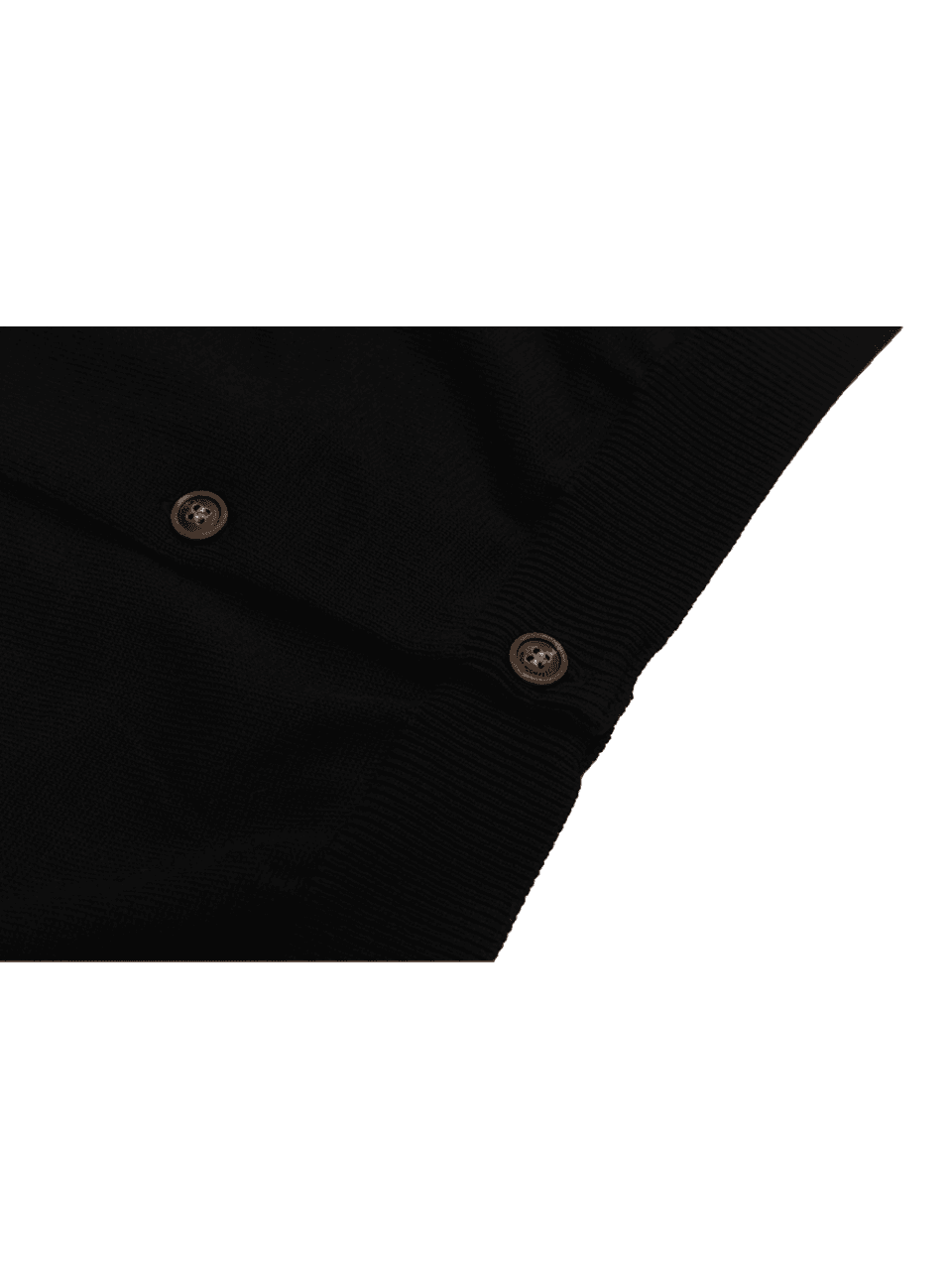 Hangeul Badge Cardigan (Black) — vue 8