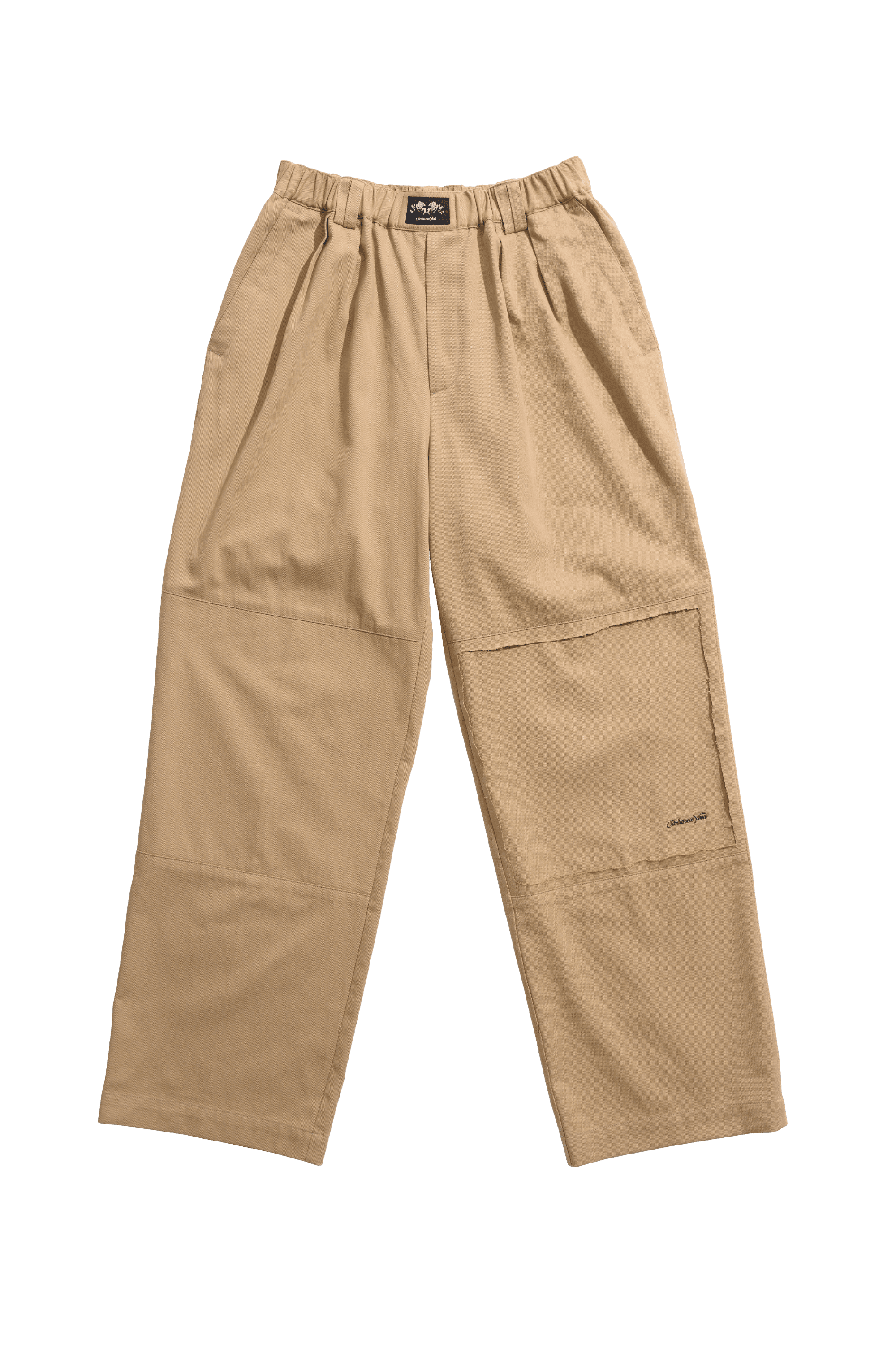 Metal logo Long pants (Beige) — vue 2