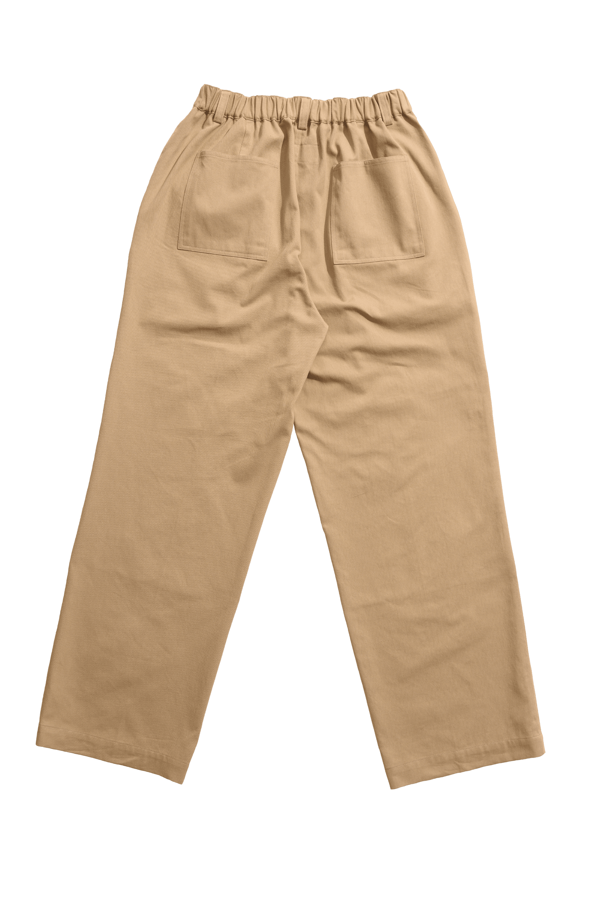 Metal logo Long pants (Beige) — vue 3