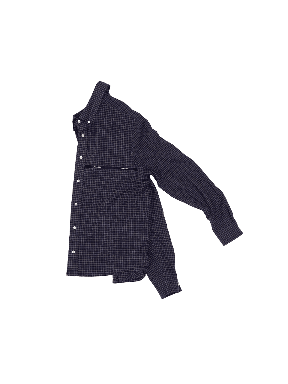 Tapped Shirt (Blue Check) — vue 3