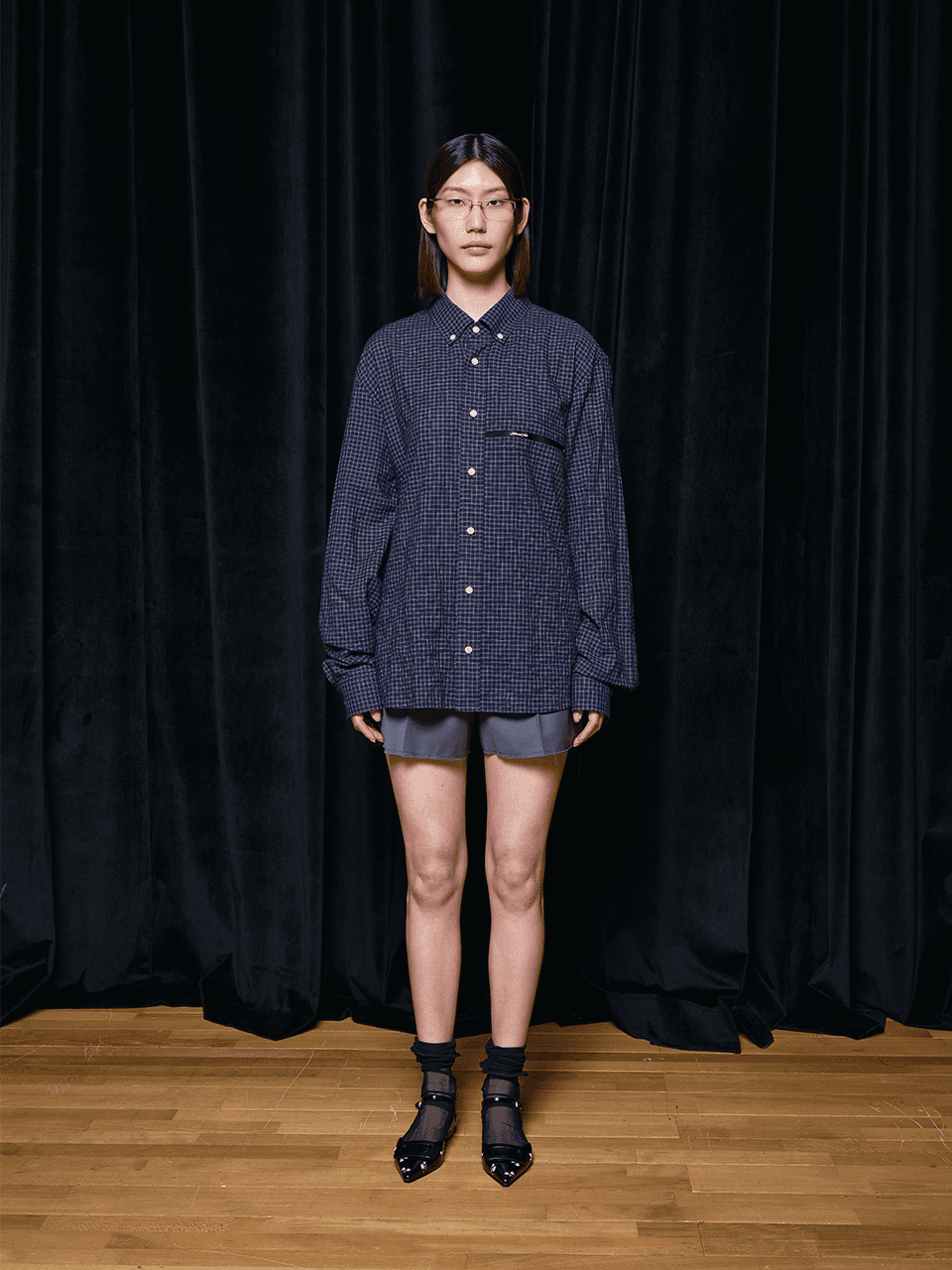 Tapped Shirt (Blue Check) — vue 5