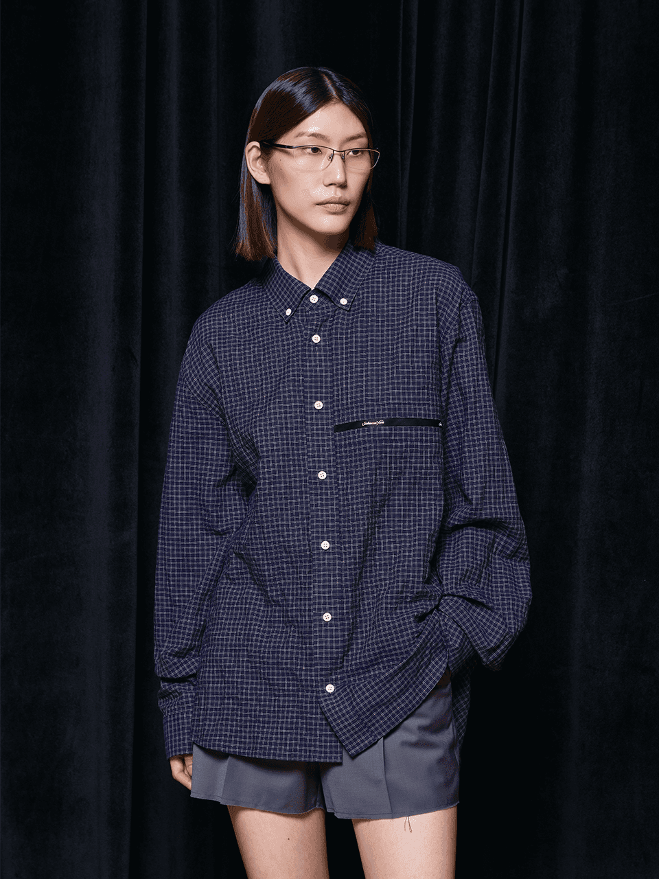 Tapped Shirt (Blue Check) — vue 8