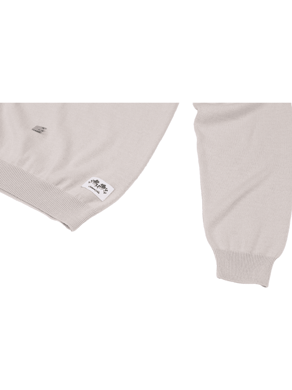 Hangeul Badge Cardigan (Light Grey) — vue 7