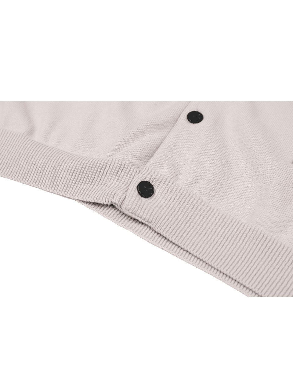 Hangeul Badge Cardigan (Light Grey) — vue 8