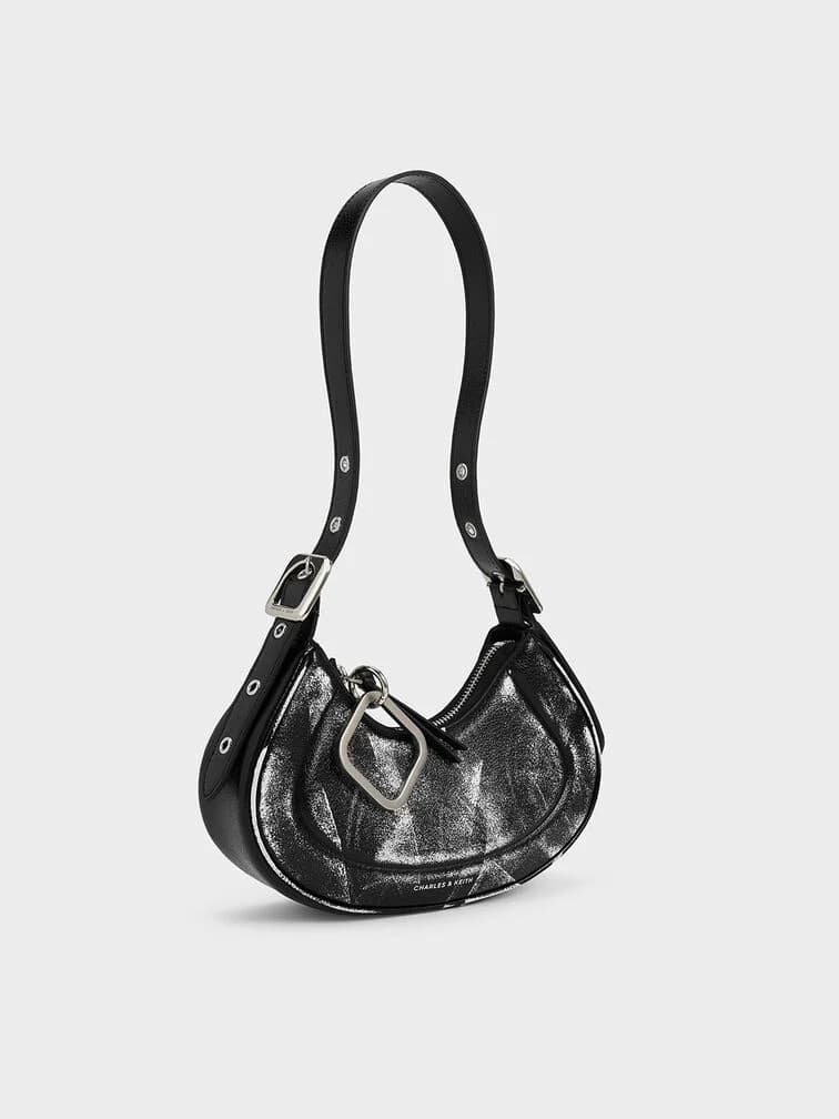 SEOKWOON YOON X CHARLES & KEITH Limited edition Petra Curved Shoulder Bag — vue 13
